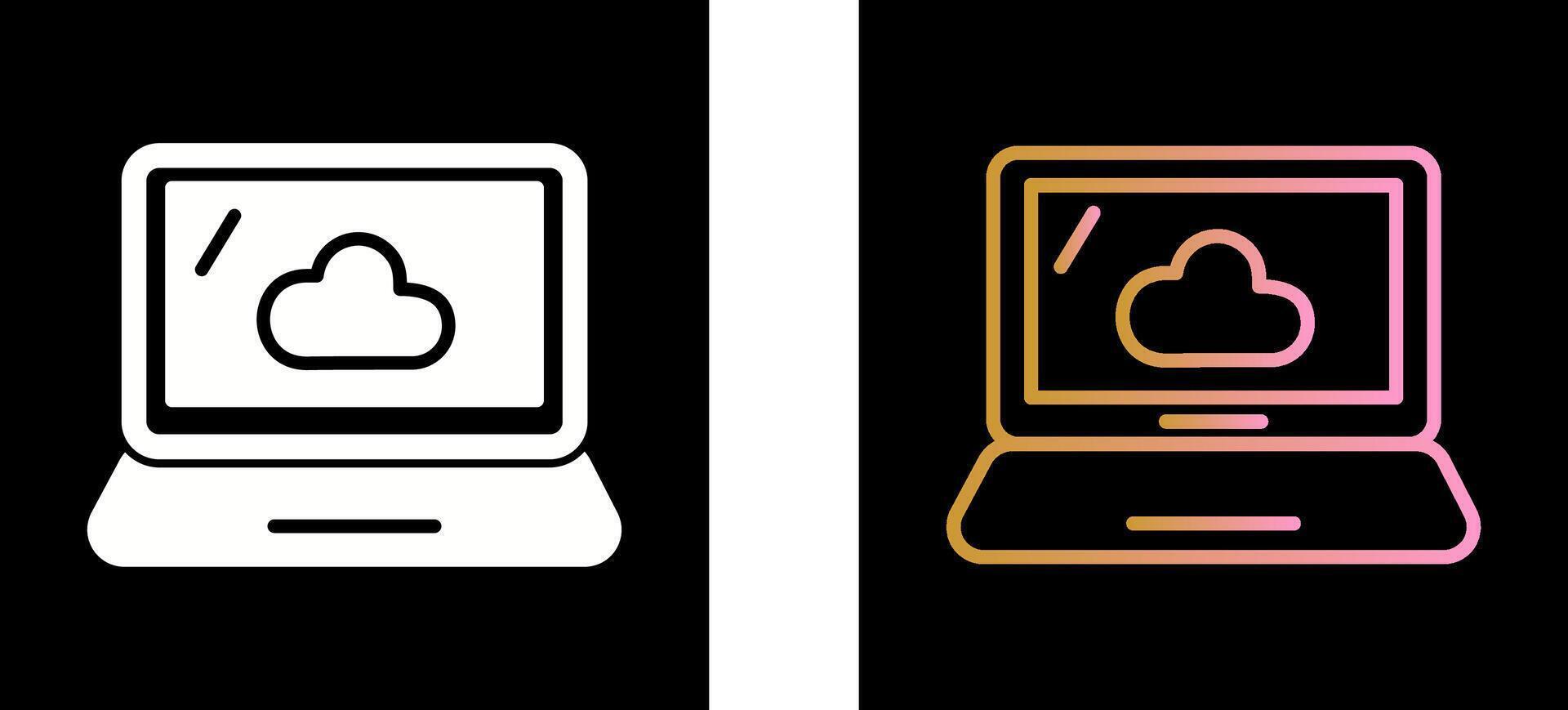 Laptop Icon Design vector