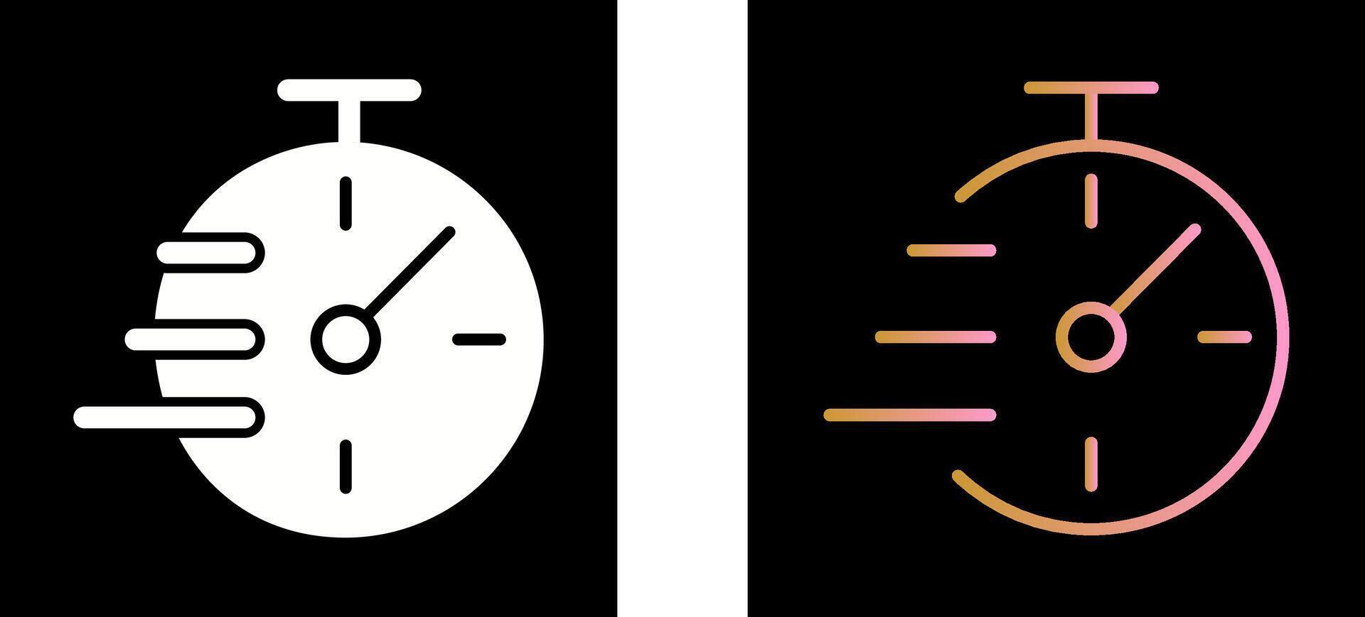 Flex Time Icon Design vector