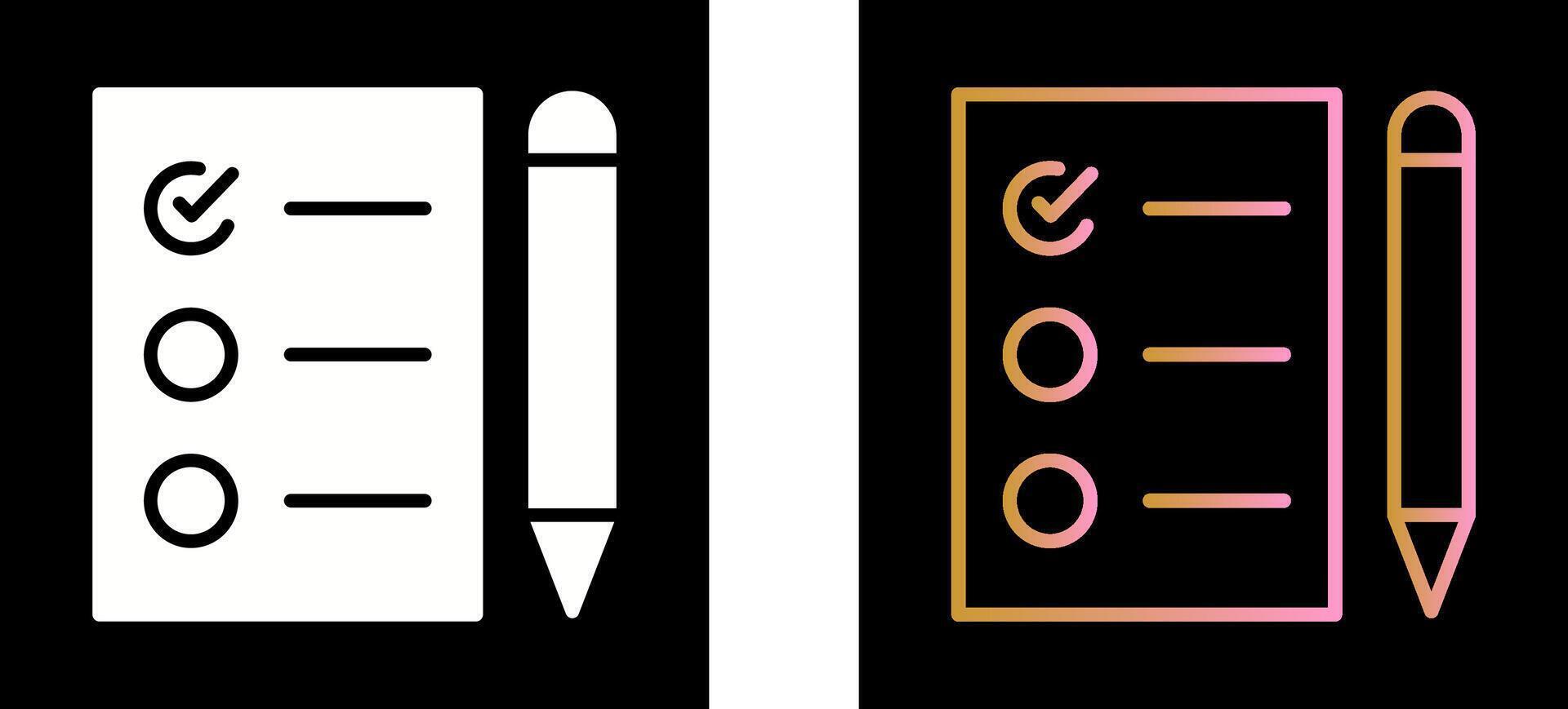 Task List Icon Design vector