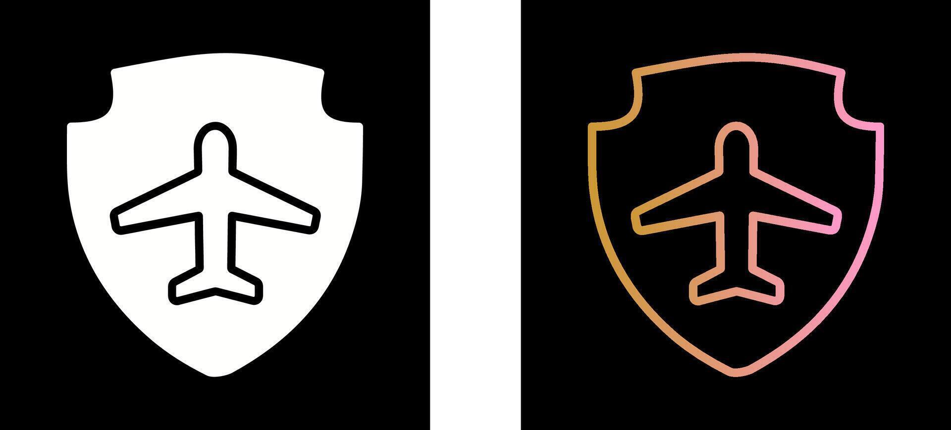 Travel Insurance Icon Design vector