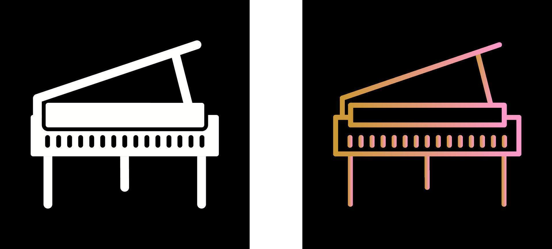 Grand Piano Icon Design vector