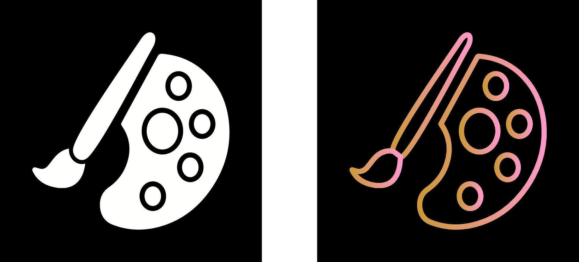 Paint Brush Icon Design vector
