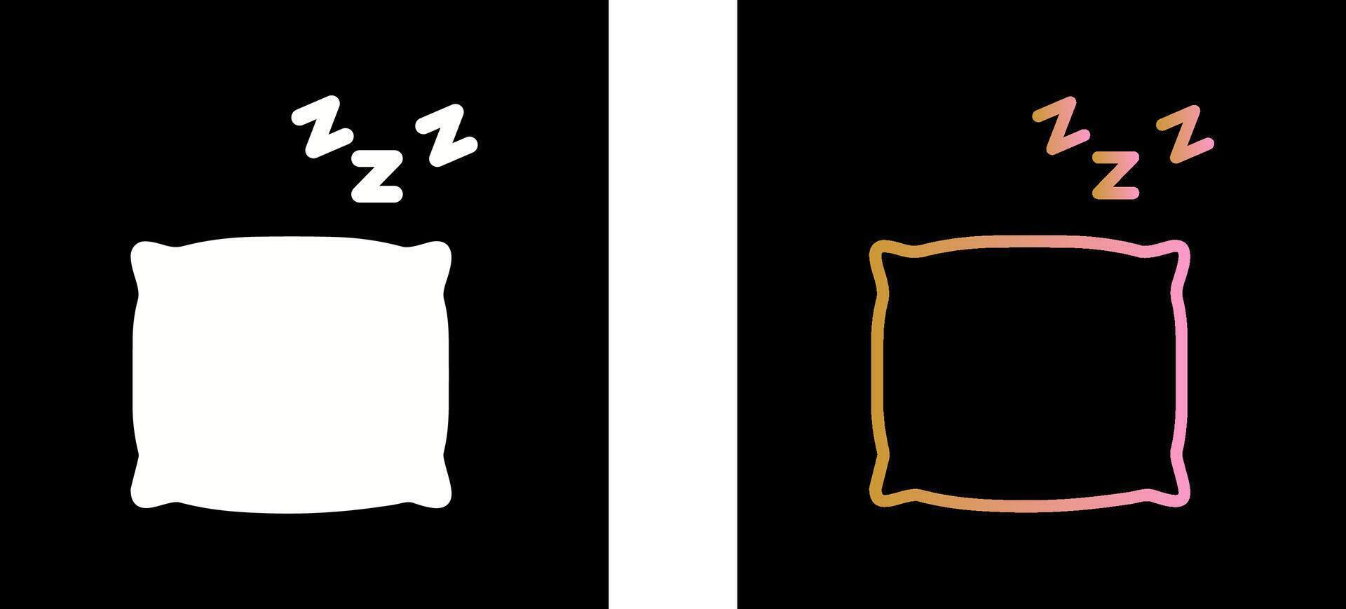 Pillow Icon Design vector