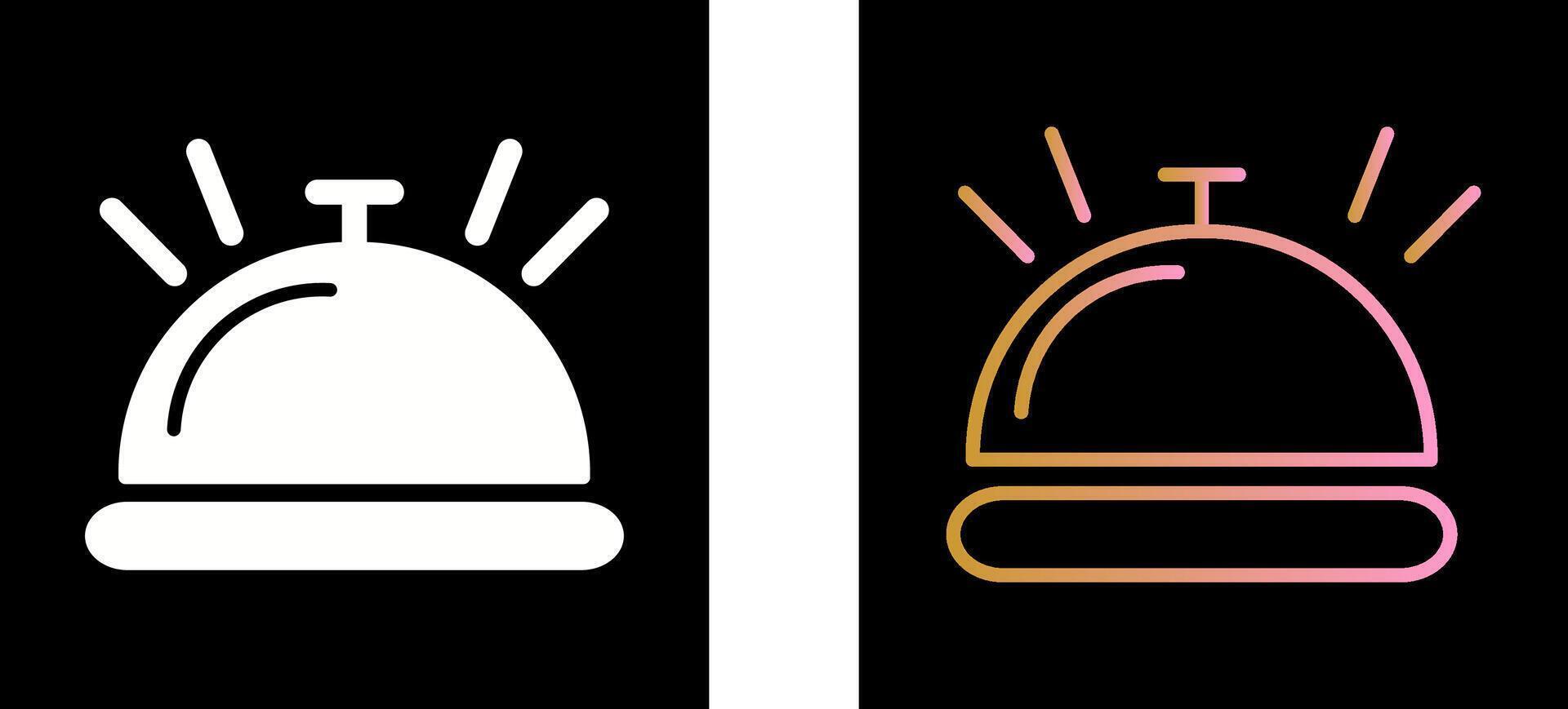 Desk Bell Icon Design vector