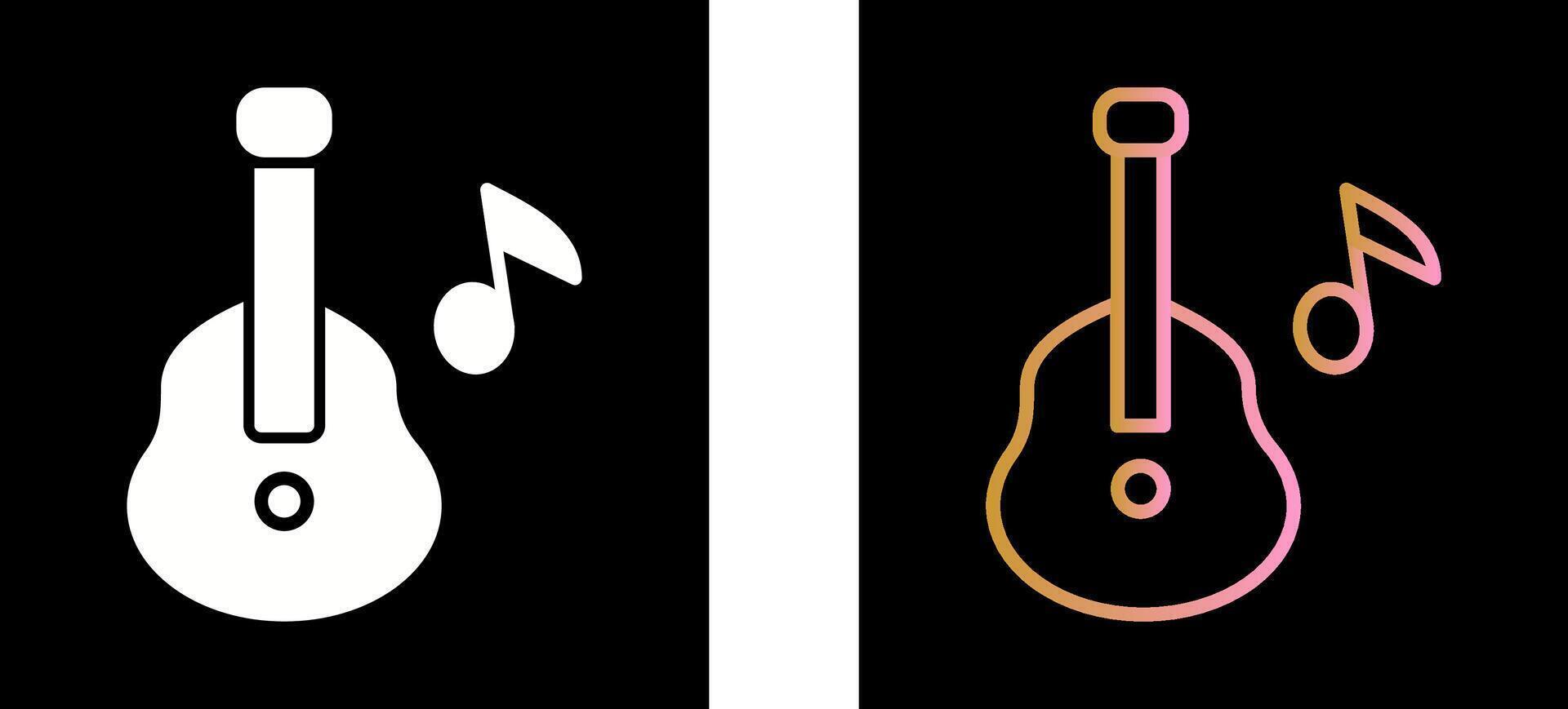 Guitar Icon Design vector