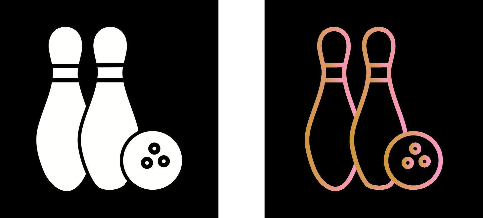 Bowling Icon Design vector