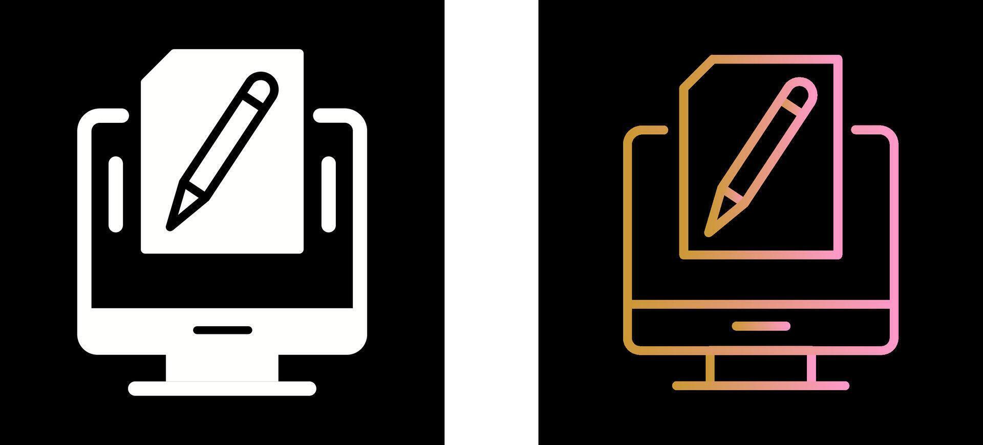 Pencil Icon Design vector