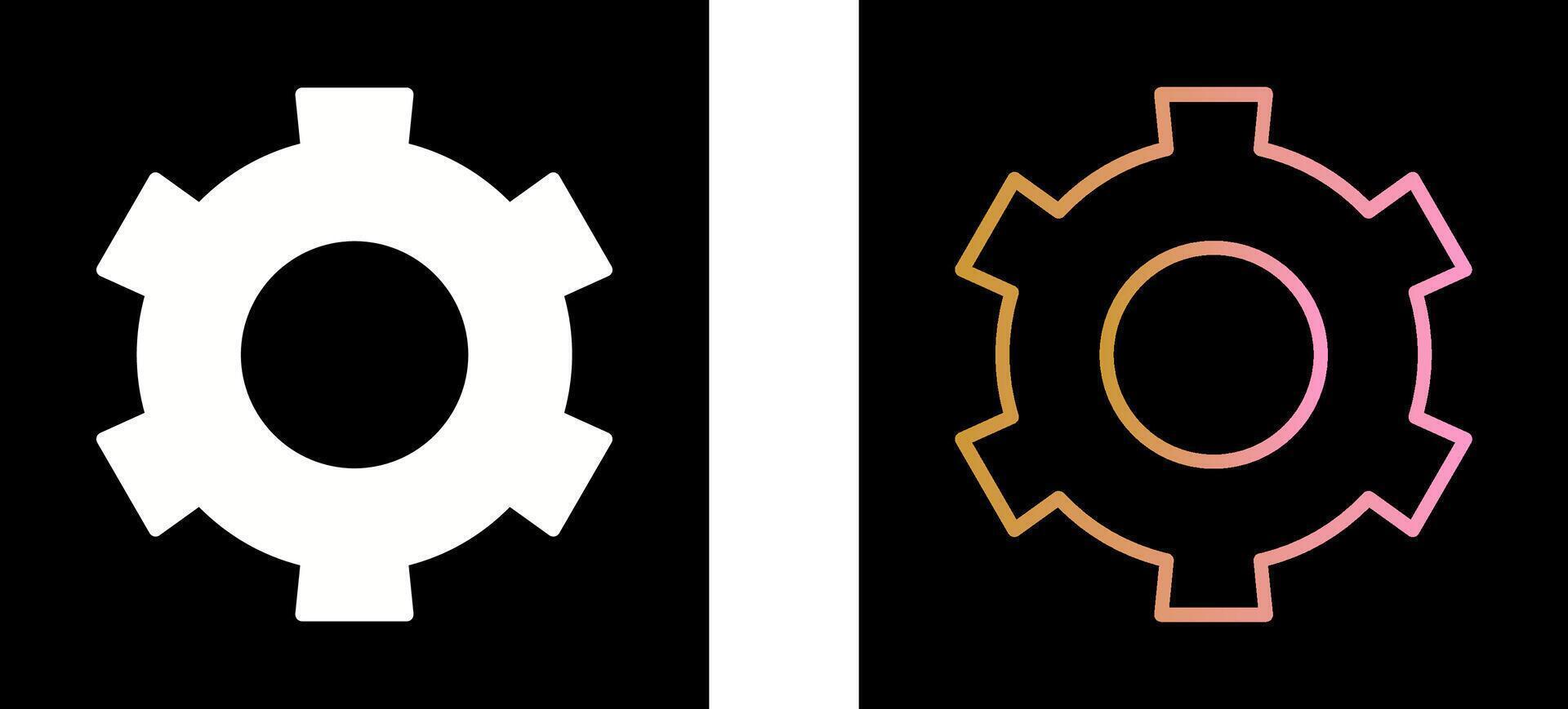 Setting Gear Icon Design vector