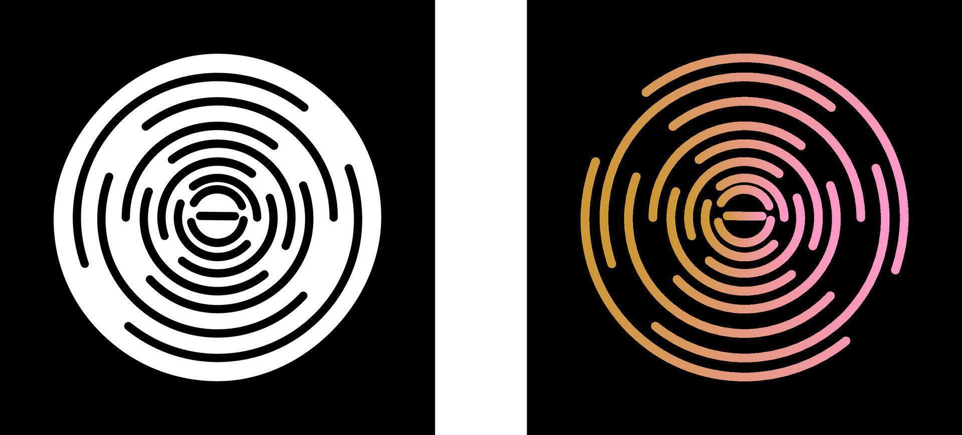 Maze Icon Design vector