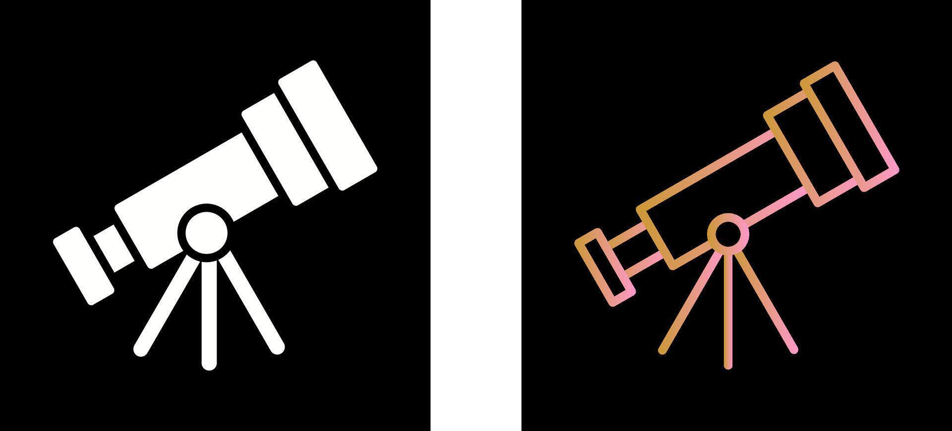 Telescope Icon Design vector