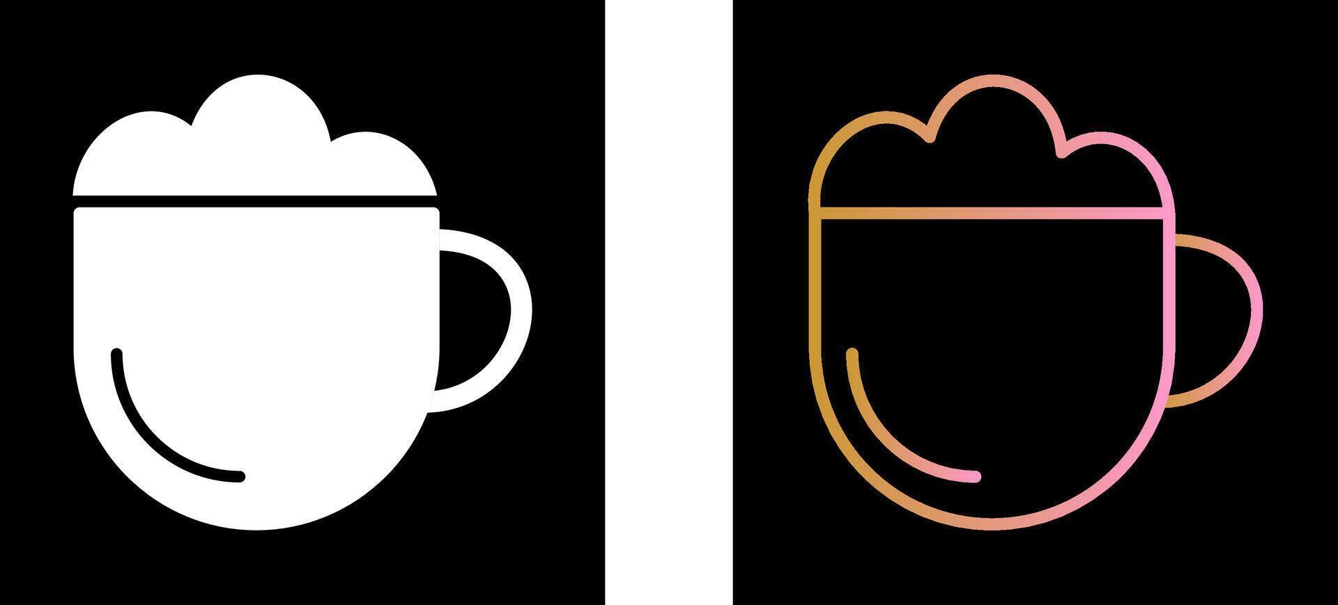 Cappuccino Icon Design vector