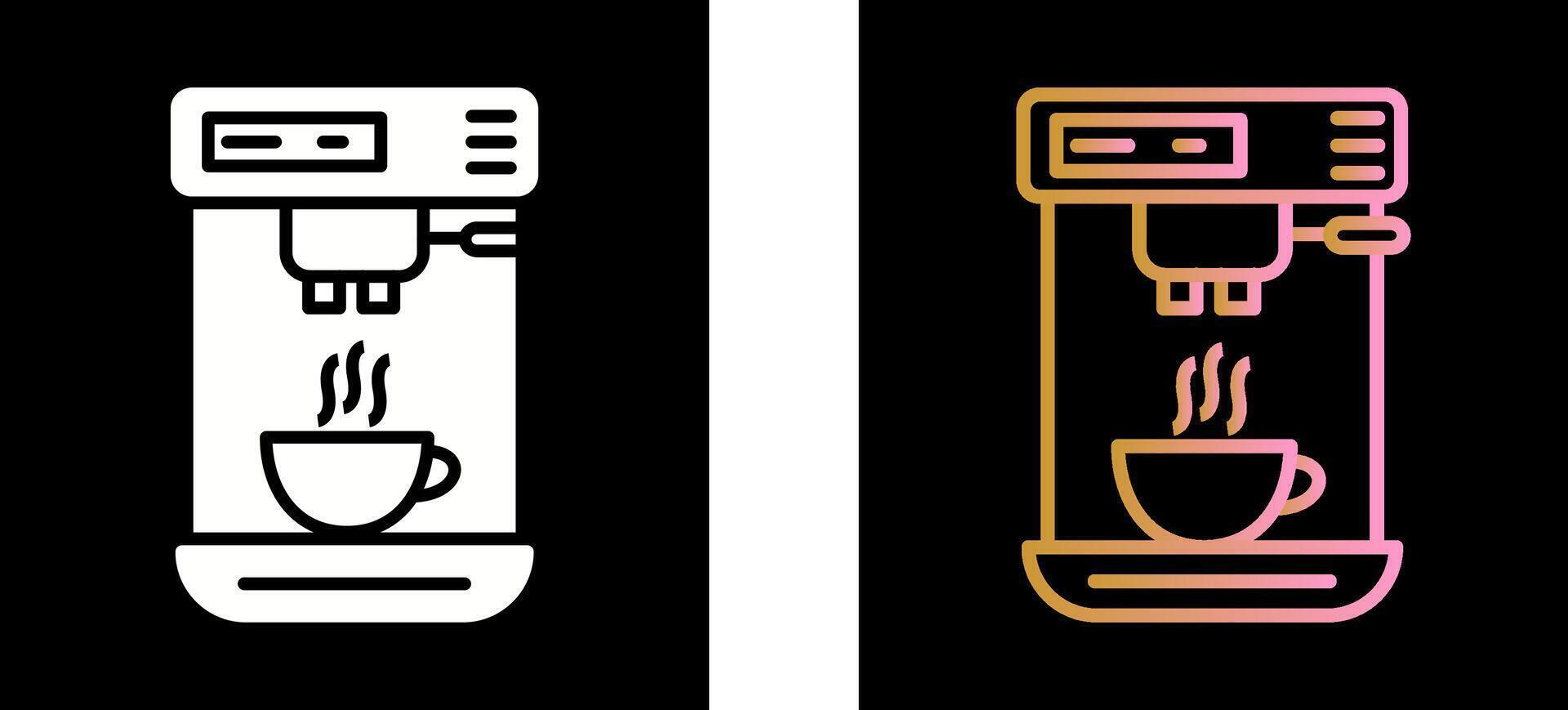 Coffee Machine I Icon Design vector