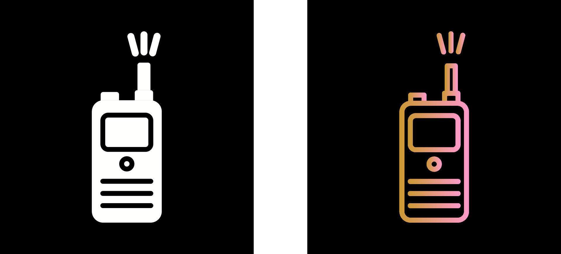 Walkie Talkie Icon Design vector