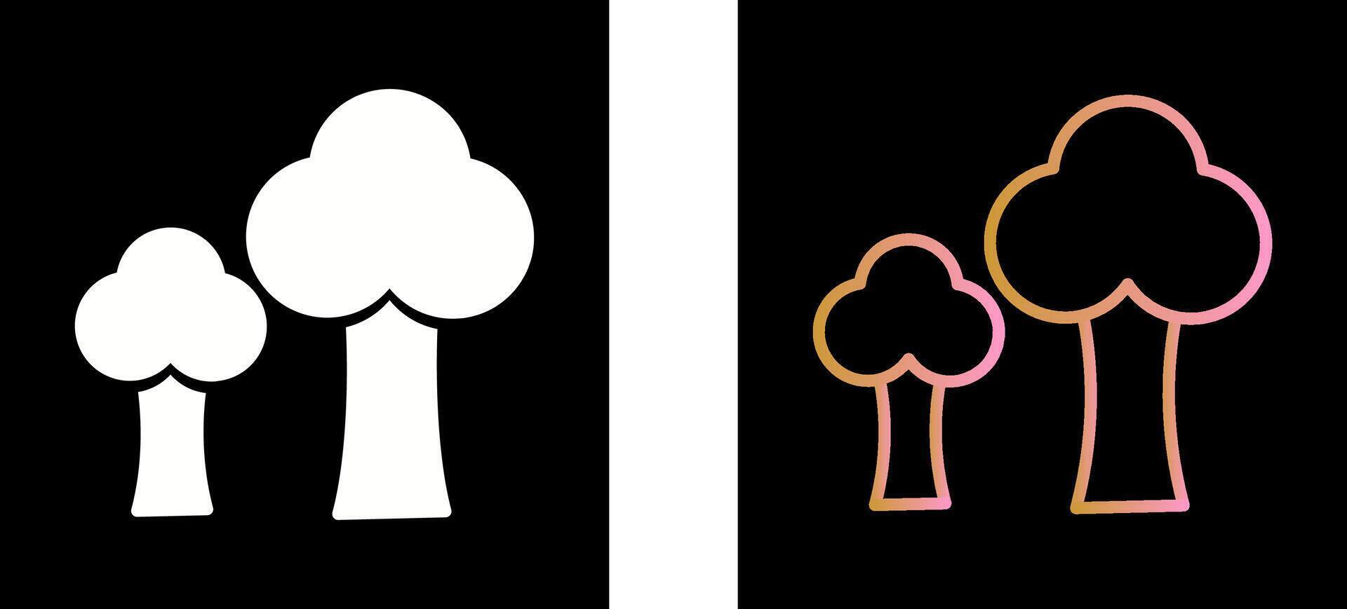 Trees Icon Design vector