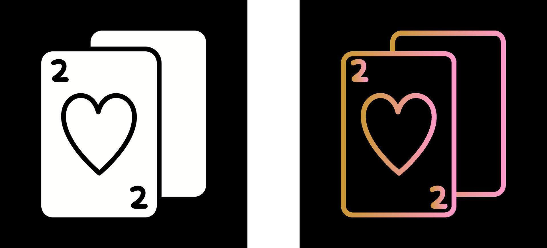 Playing Cards Icon Design vector