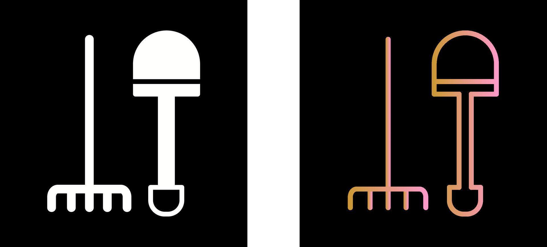 Gardening Tools Icon Design vector
