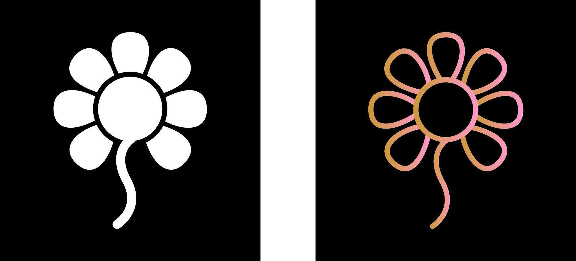 pequeño flores icono diseño vector