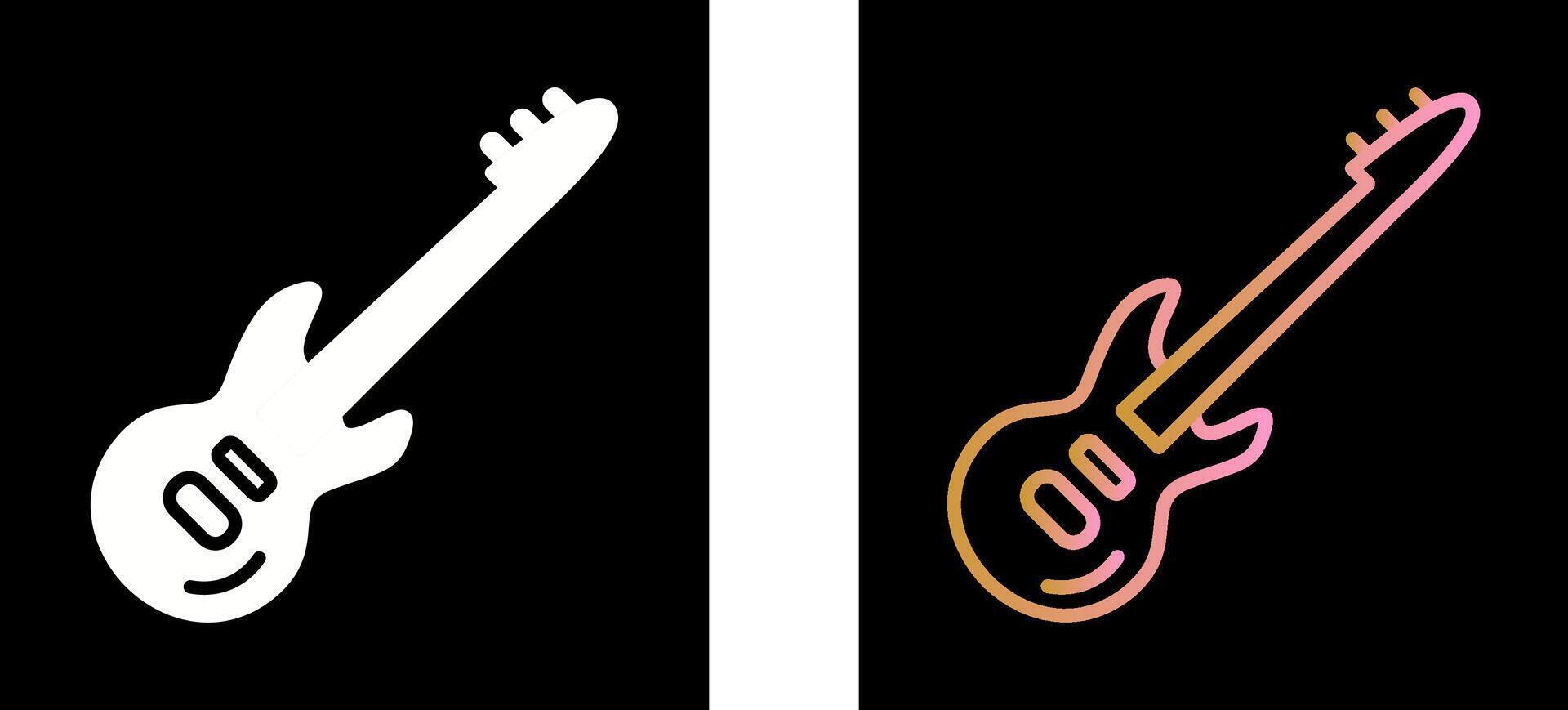 Guitar Icon Design vector
