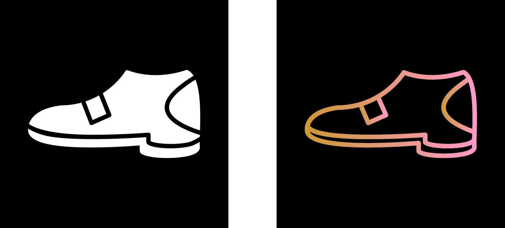 de los hombres mocasines icono diseño vector