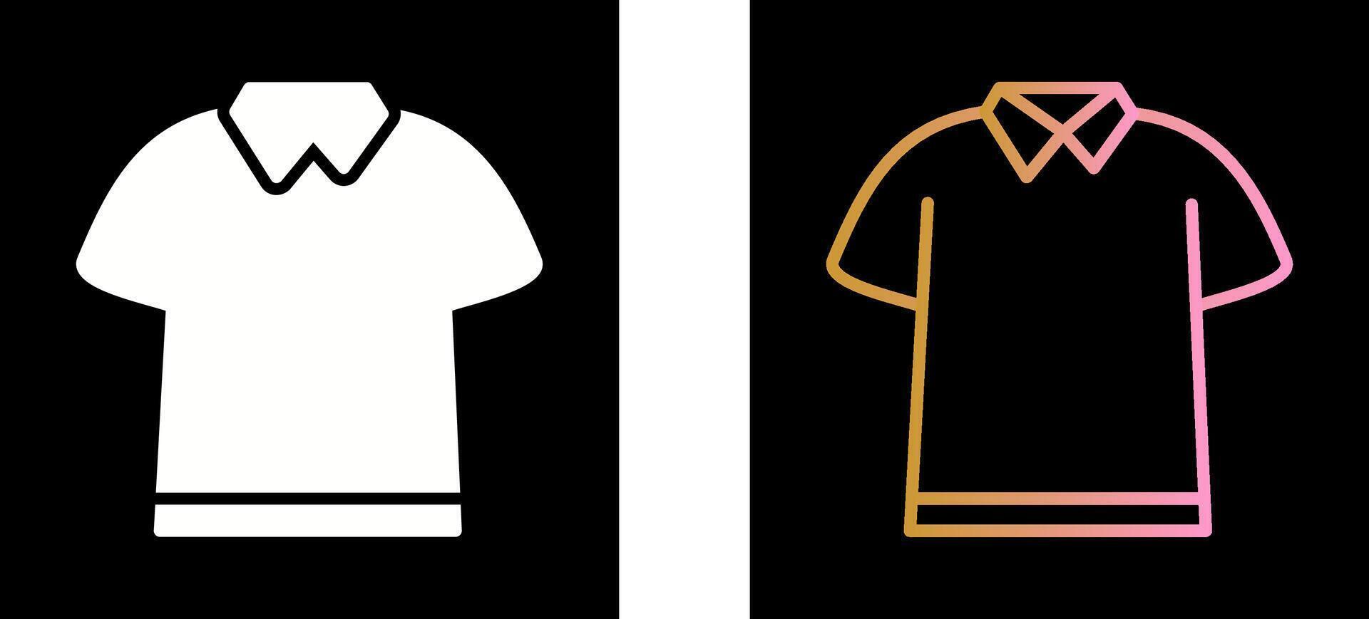 Polo Shirt Icon Design vector