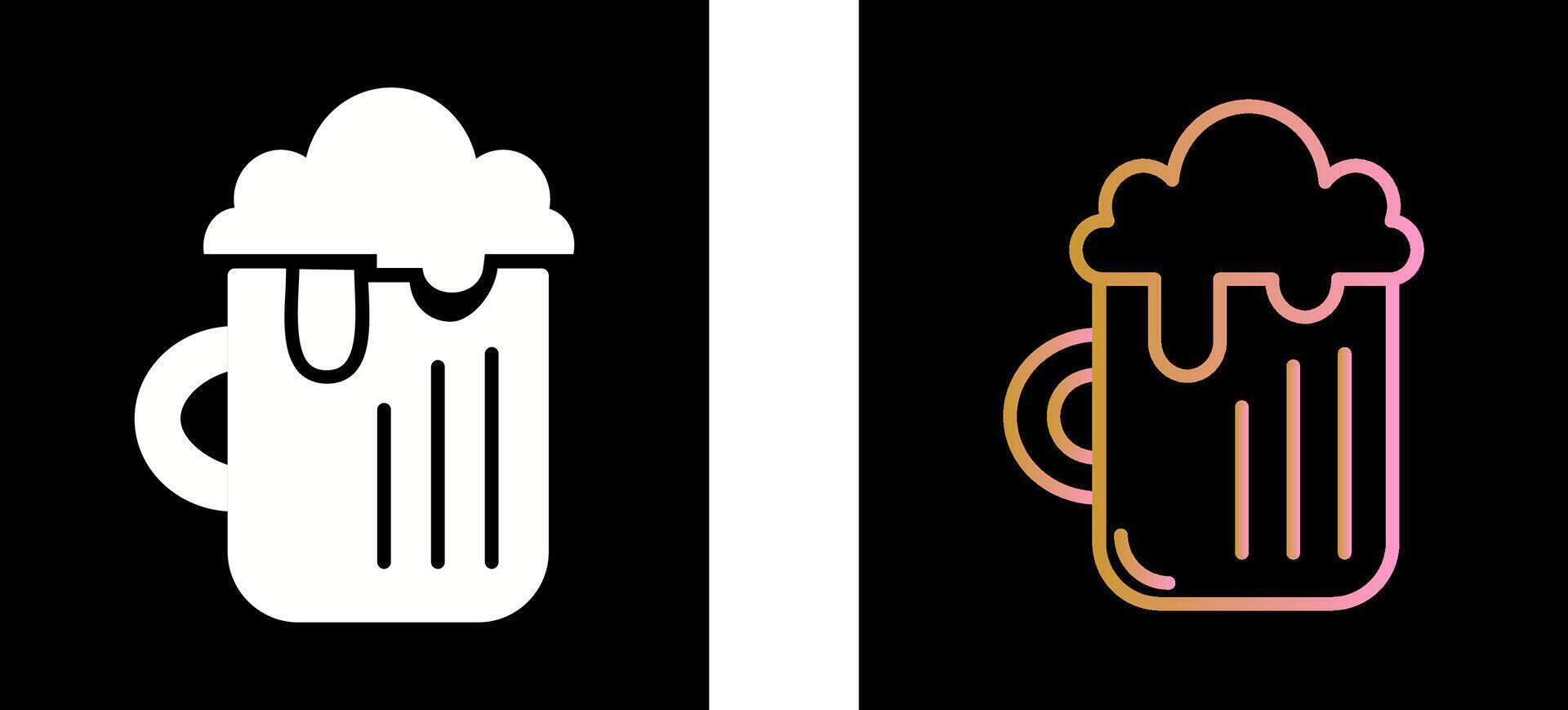 Pint of Beer Icon Design vector