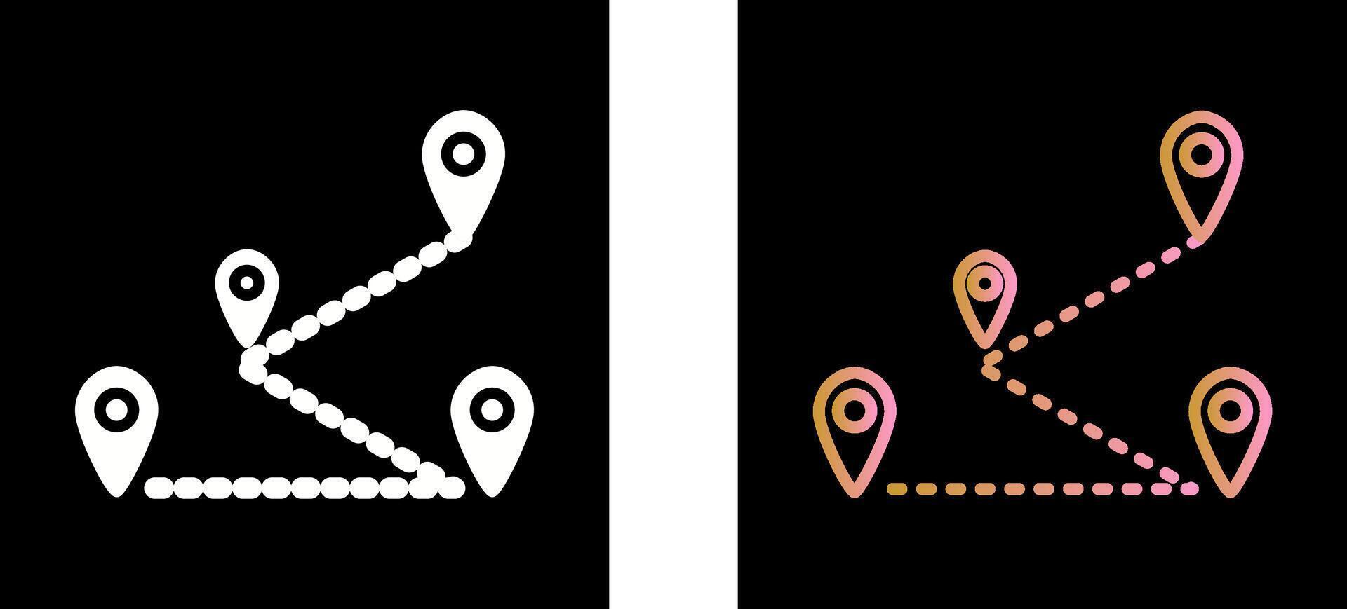 Route I Icon Design vector