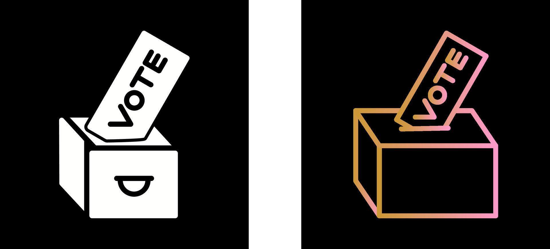 Giving Vote Icon Design vector