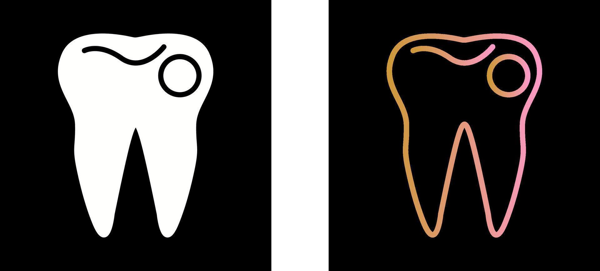 Tooth Icon Design vector