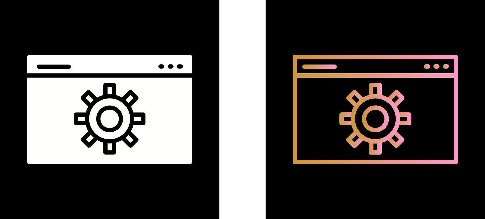 Web Optimization Icon Design vector