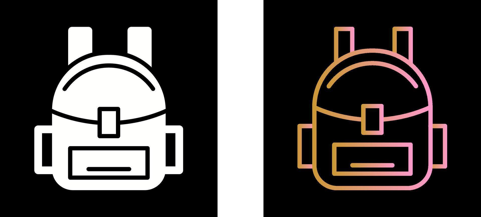 Bag Pack Icon Design vector