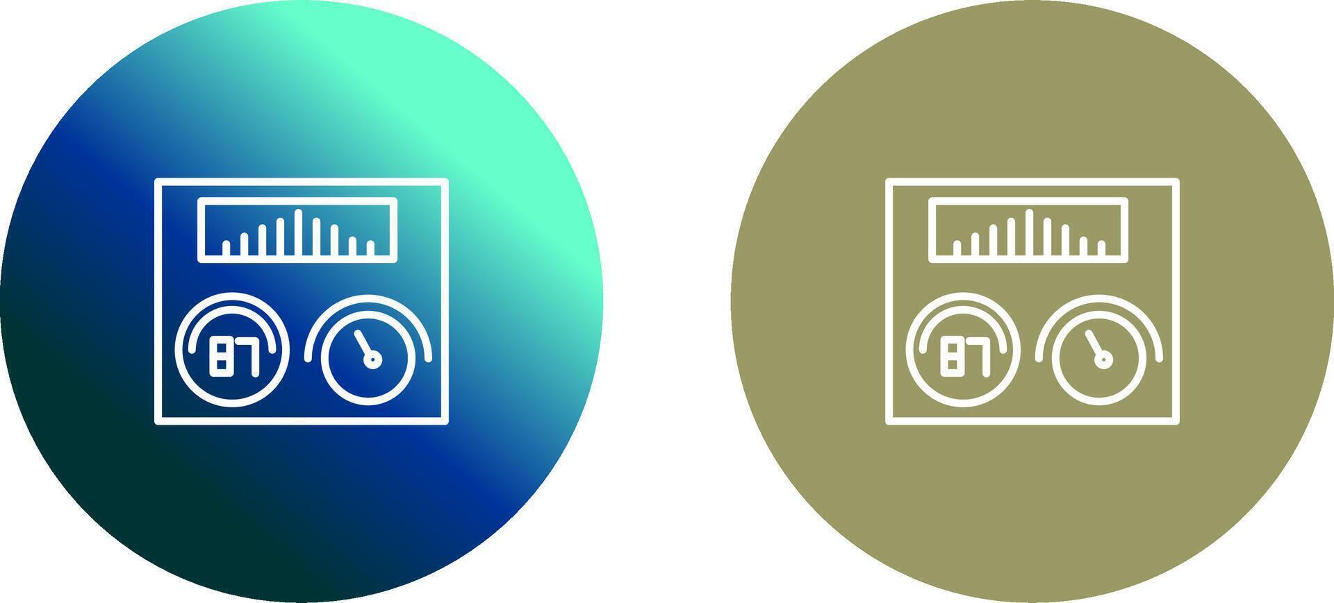 Thermoregulator Icon Design vector