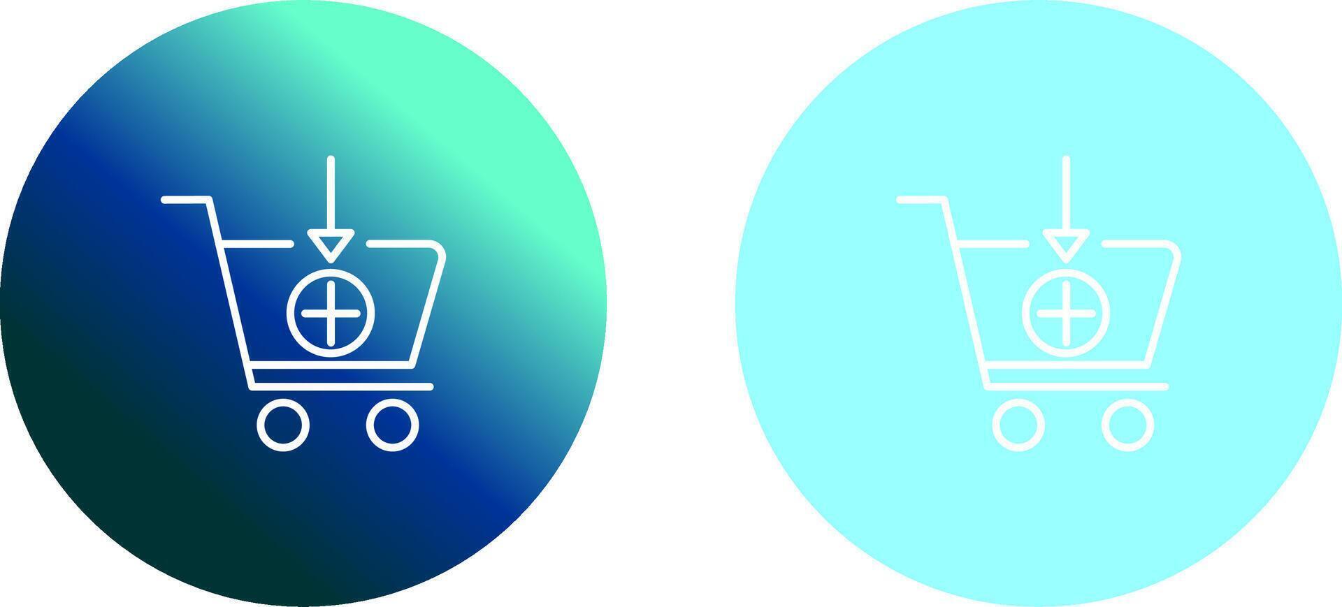 Add to Basket Icon Design vector