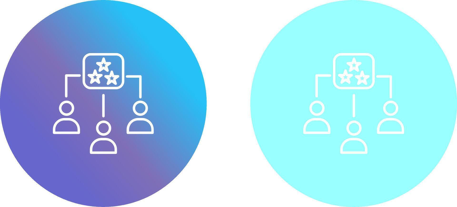 Reputation Management Icon Design vector