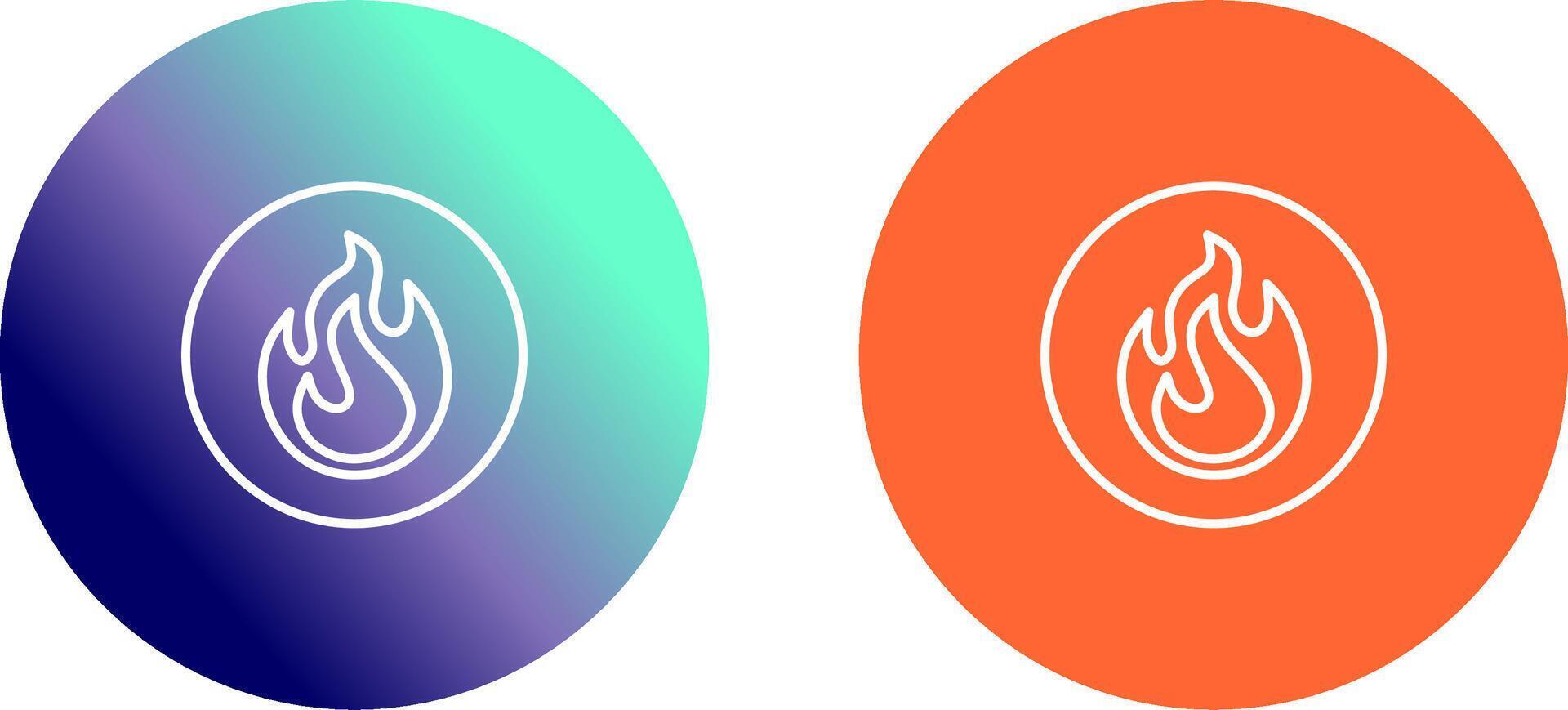 Fire Icon Design vector