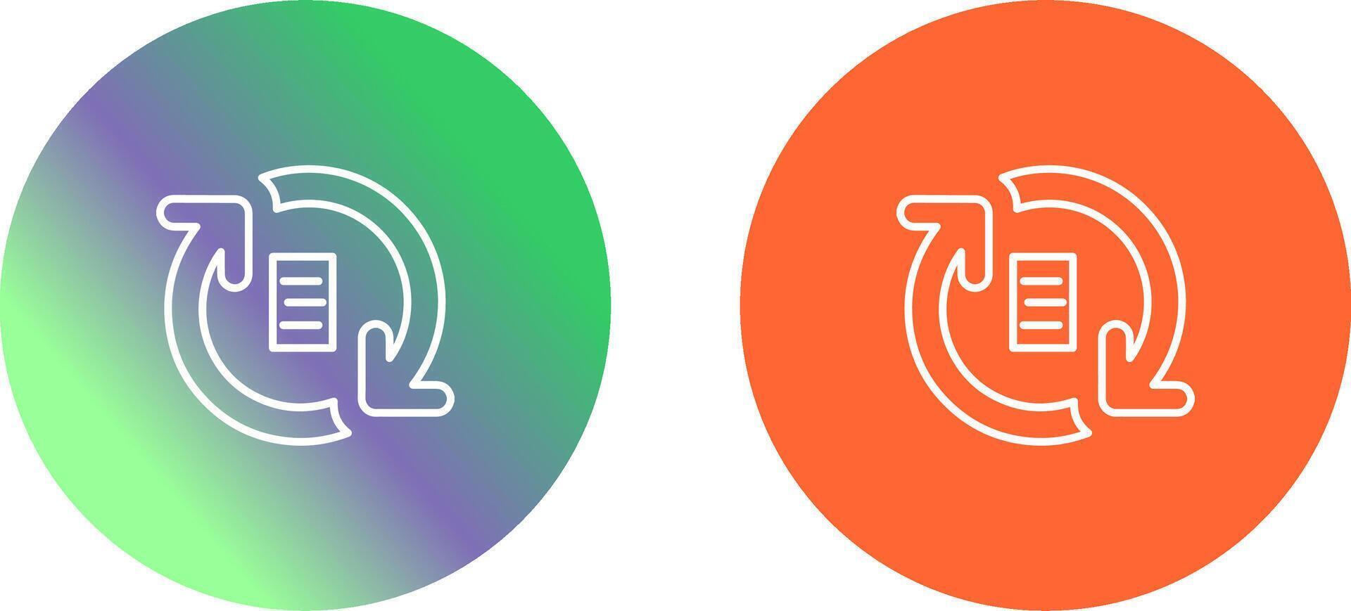 Reload Icon Design vector