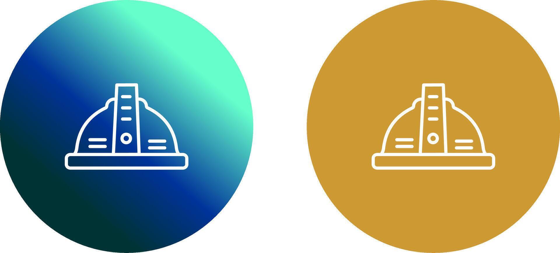 Helmet Icon Design vector