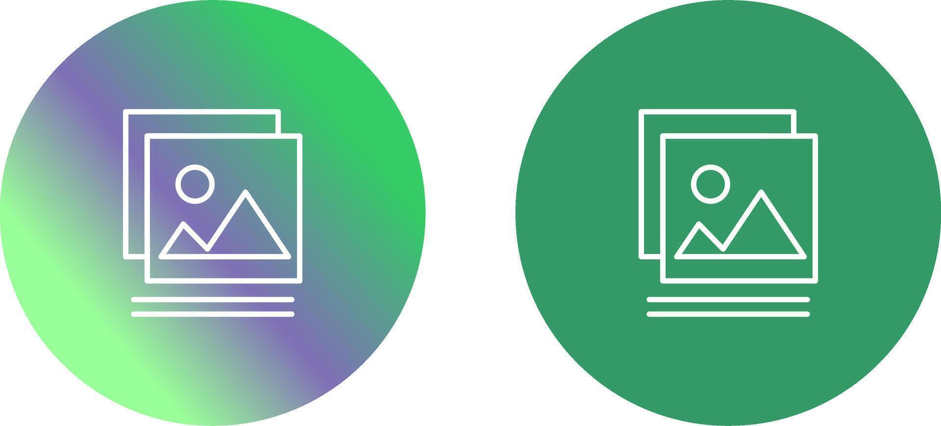 Gallery Icon Design vector