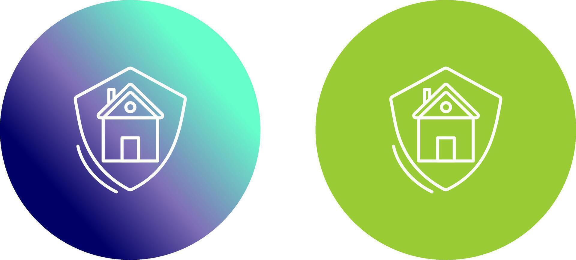 House Protection Icon Design vector