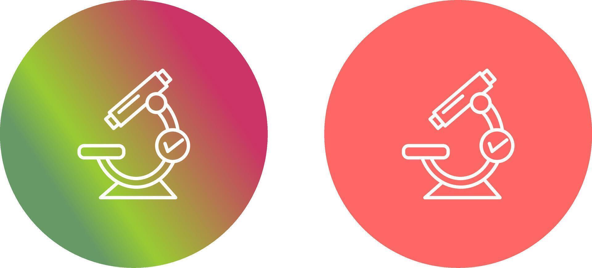 Microscope Icon Design vector