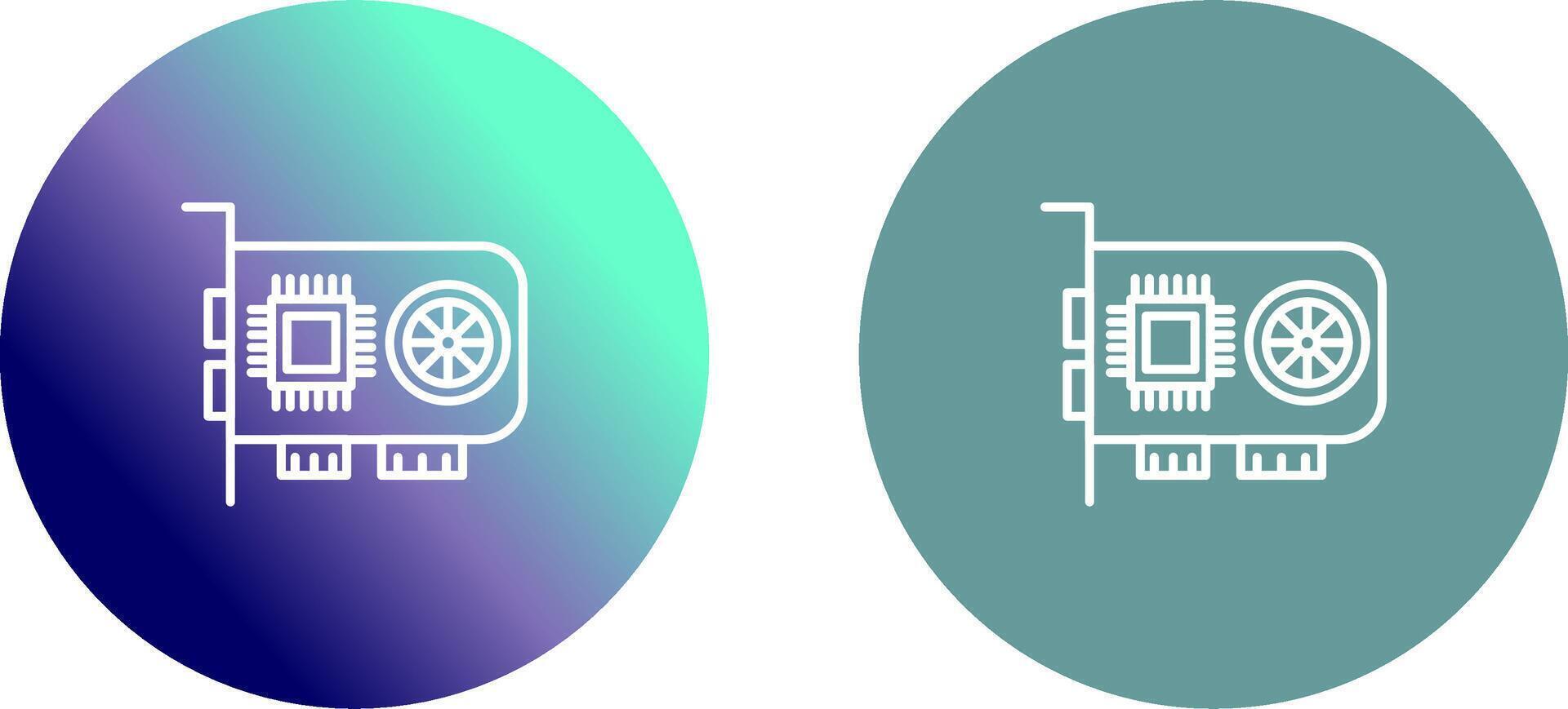 GPU Icon Design vector