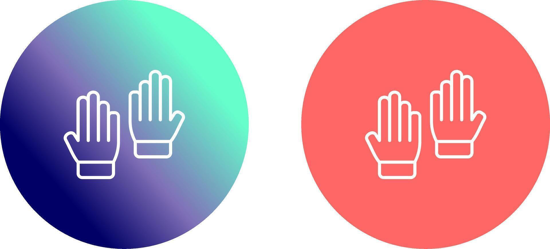 Gloves Icon Design vector