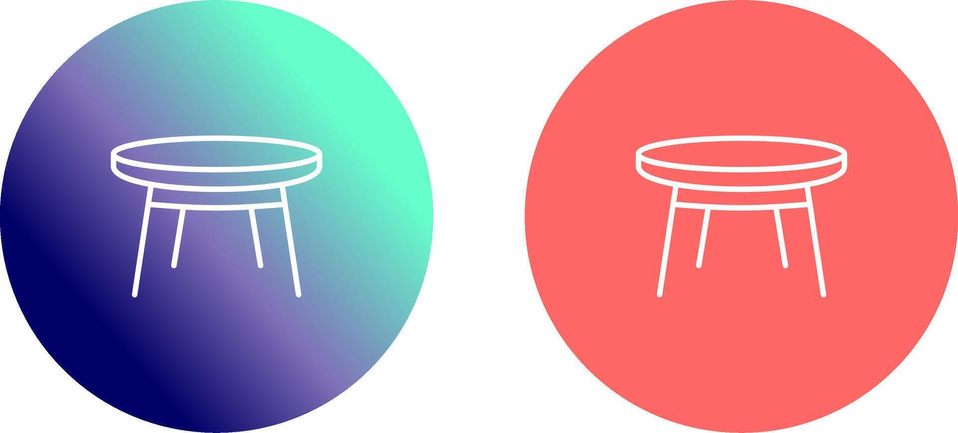Small Table Icon Design vector