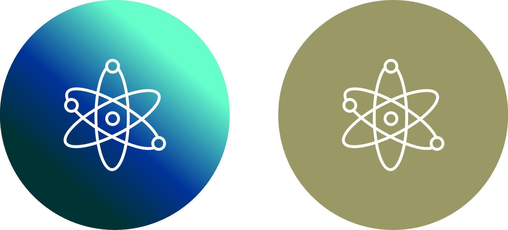 Atom Icon Design vector