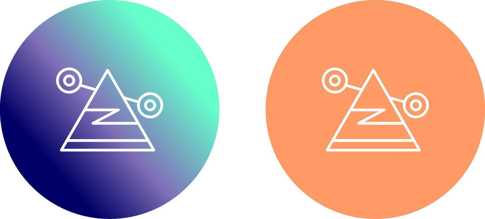 Dispersion Icon Design vector