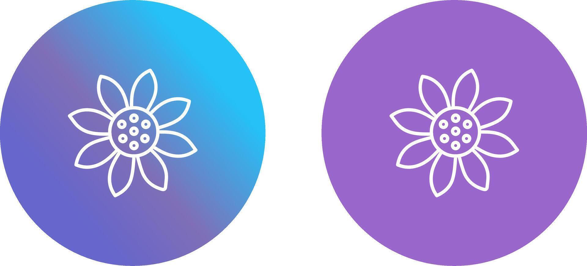 Sunflower Icon Design vector