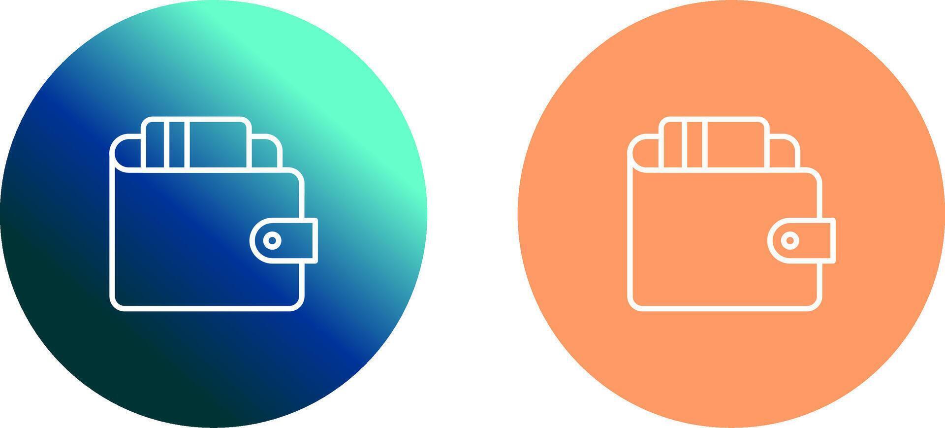 Wallet Icon Design vector