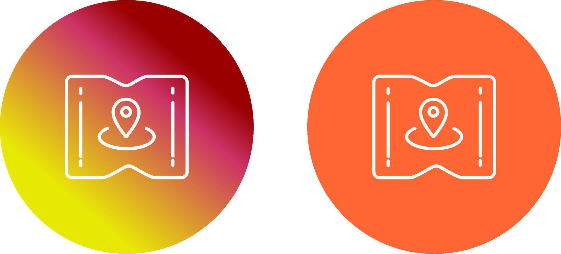 Map and Location Icon Design vector