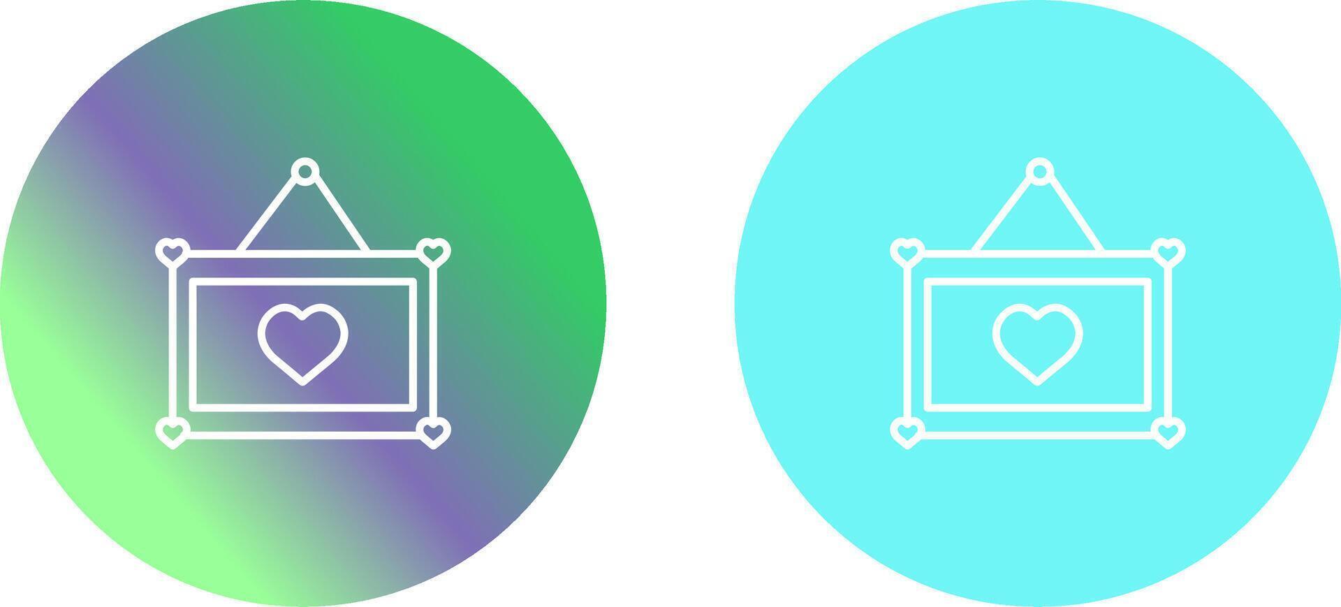 Picture Frame Icon Design vector