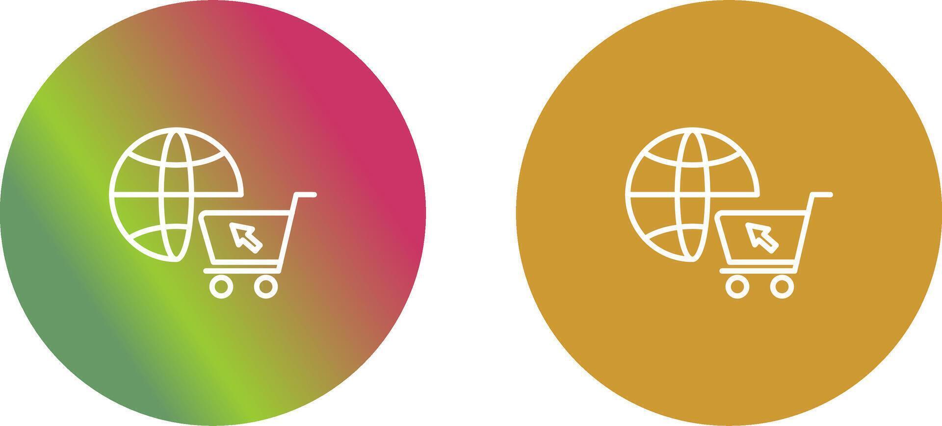 E commerce Online Store Icon Design vector