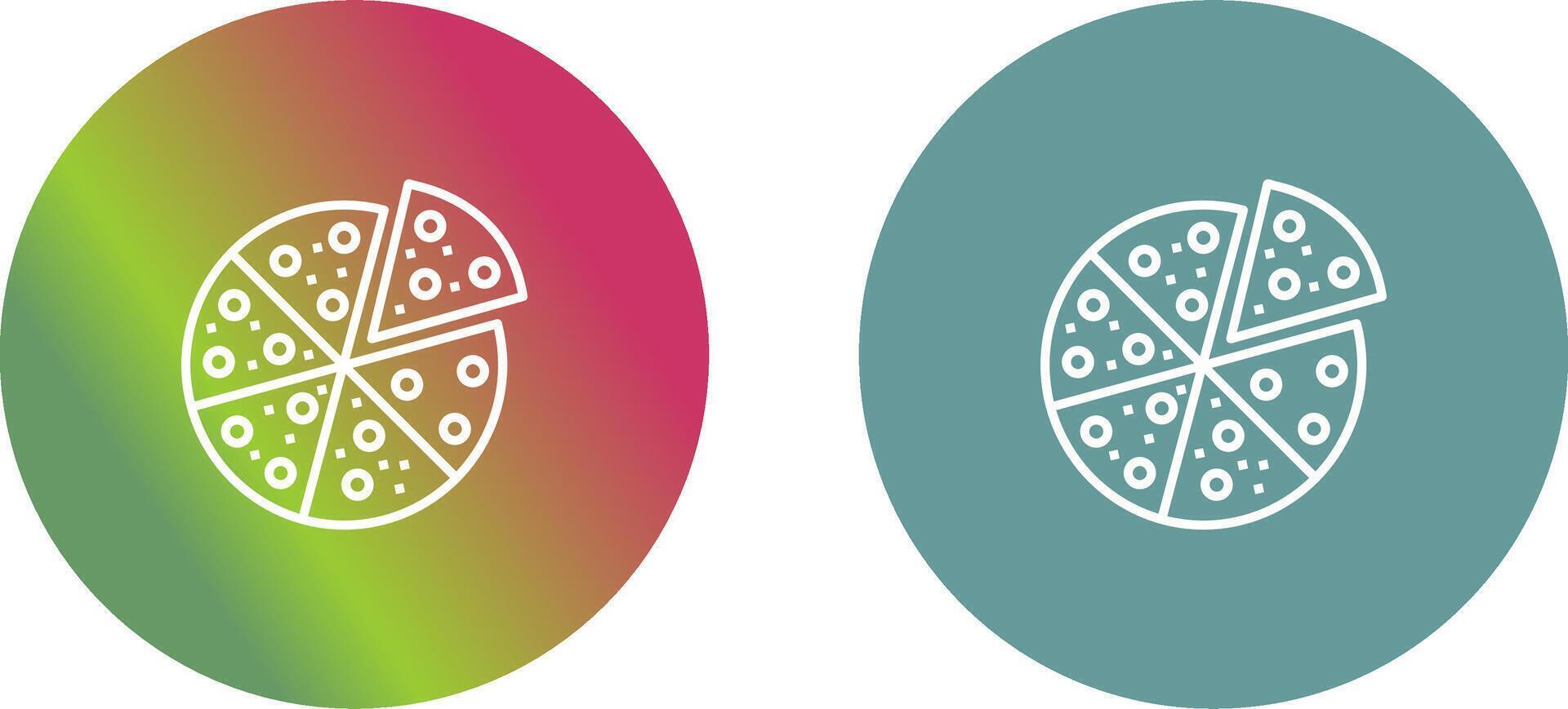 Pizza Slice Icon Design vector